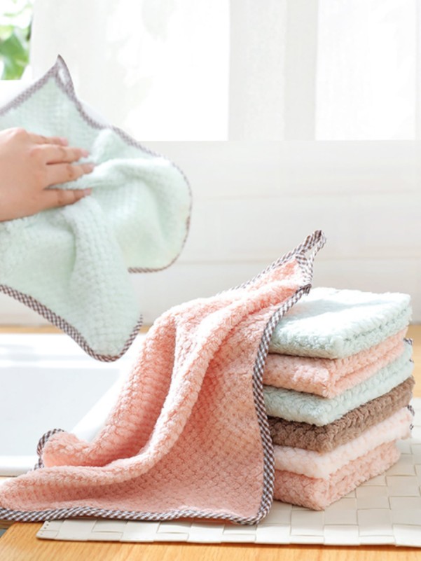 1pc Random Color Dishwashing Rag