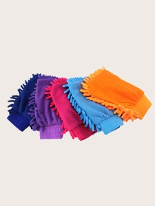 1pc Random Color Chenille Cleaning Glove