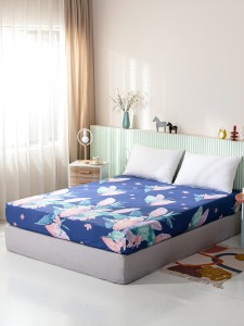 Plant Print Fitted Sheet Without Filler