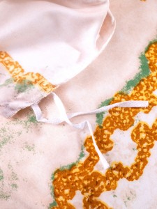 SHEIN Drawstring Waist Letter Graphic Tie Dye Shorts