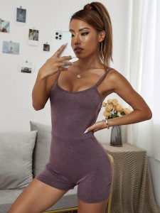 Solid Cami Romper