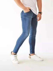 Men Cat Whisker Skinny Jeans