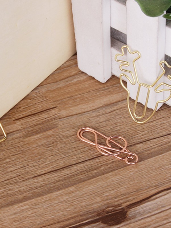 10pcs Random Shape Metal Paper Clip