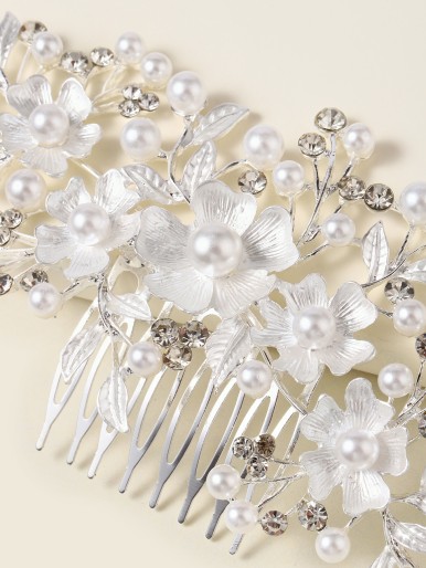 Rhinestone Decor Bridal Hair Pin