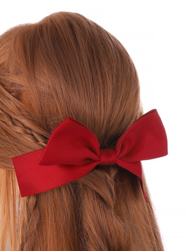 Bow Decor Hair Clip