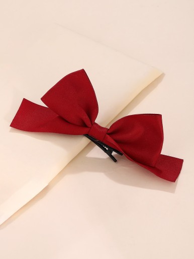 Bow Decor Hair Clip