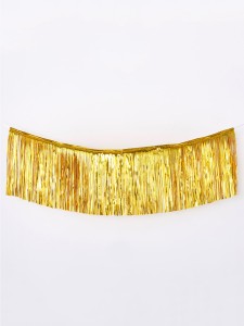 2pcs Party Metallic Foil Fringe