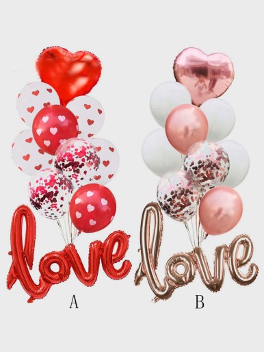 10pcs Holiday Decorative Balloon Set