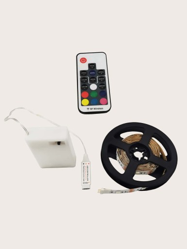 1pc 17 Key 2M Tire Shaped Wall Lamp With Remote Control