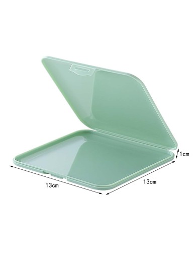 1pc Plain Face Cover Storage Box