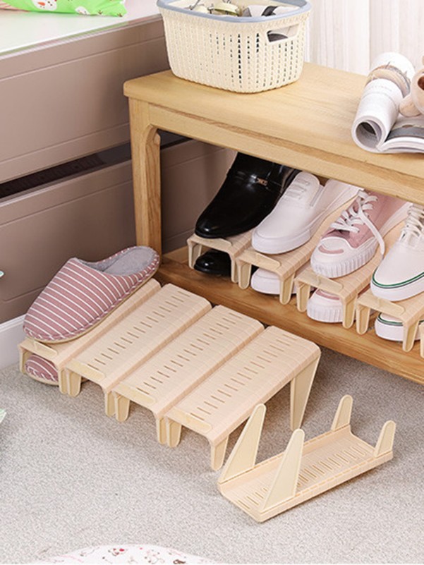 1pc Adjustable Shoe Rack