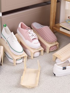 1pc Adjustable Shoe Rack