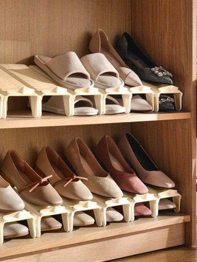 1pc Adjustable Shoe Rack