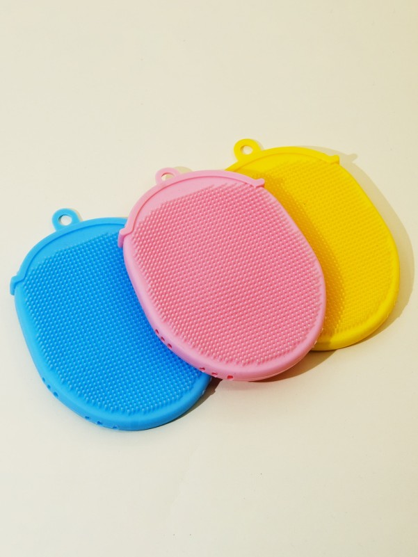 Random Color Silicone Shower Gloves