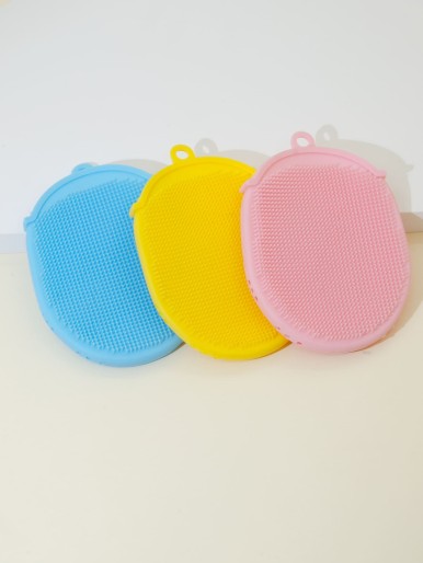 Random Color Silicone Shower Gloves