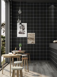 Plain Grid Pattern Wall Sticker