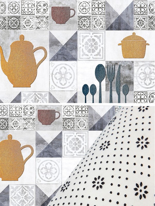 Tea Pot Print Floor Mat