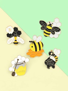 5pcs Kids Cartoon Design Brooch