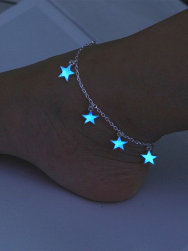 Girls Star Decor Anklet