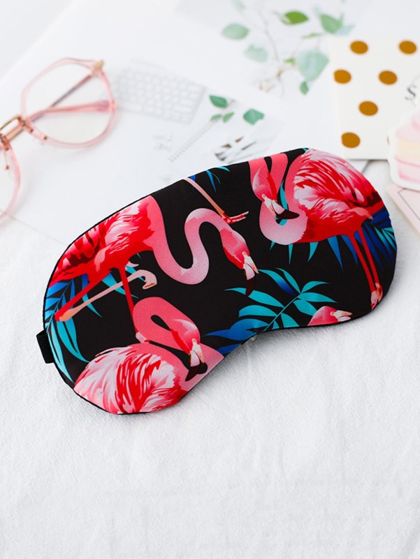 Flamingo Print Eye Cover