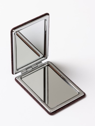 Glitter Rectangle Double-sided Mini Makeup Mirror