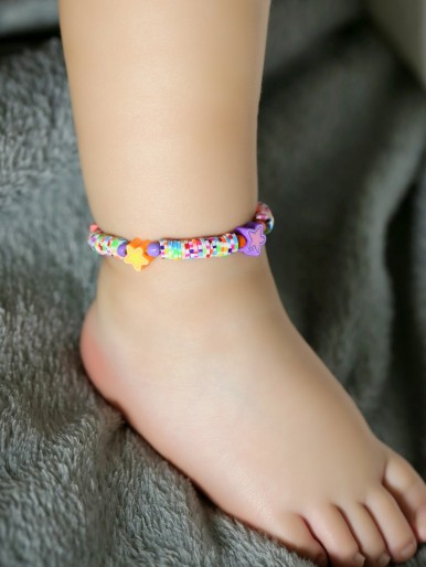 Toddler Girls Star Decor Anklet