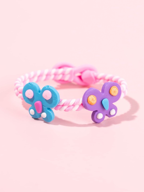 Girls Butterfly Decor Bracelet