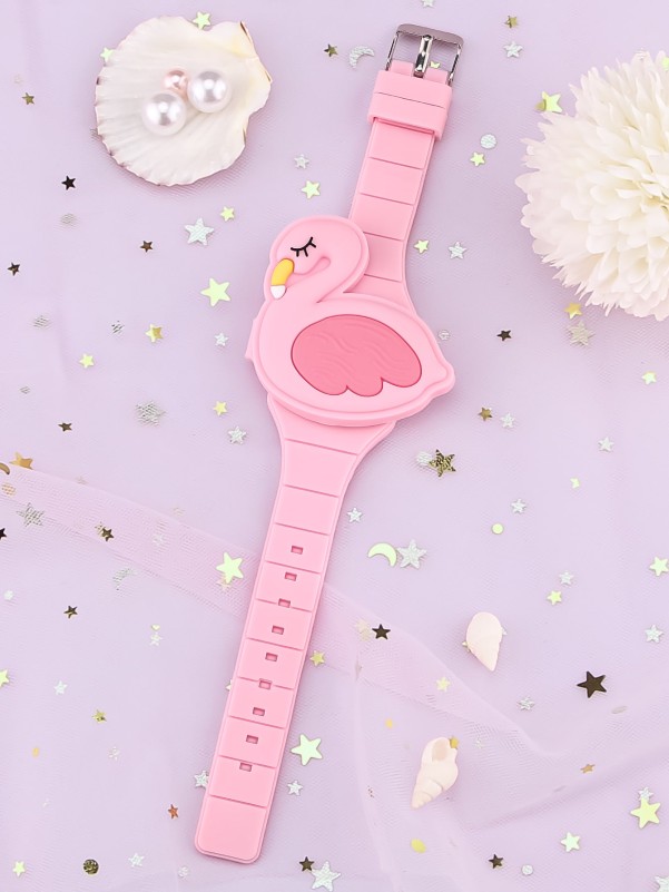 Kids Cartoon Swan Design Electronic Watch