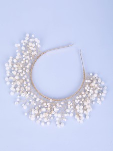 Bead Decor Bridal Hair Hoop