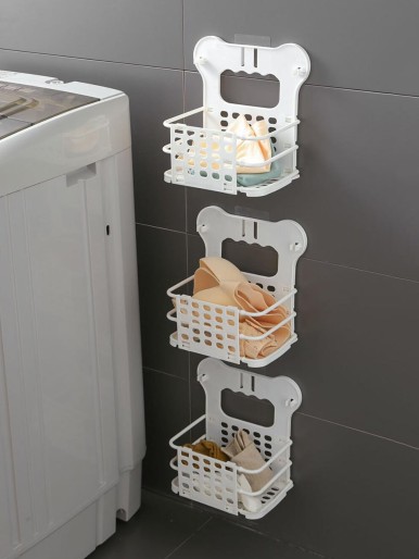 1pc Random Color Foldable Storage Basket