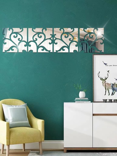 32pcs Mirror Wall Sticker Set