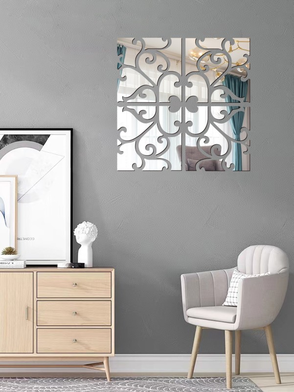 32pcs Mirror Wall Sticker Set