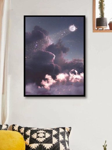 Cloud Print DIY Diamond Painting Without Frame