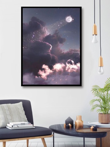 Cloud Print DIY Diamond Painting Without Frame