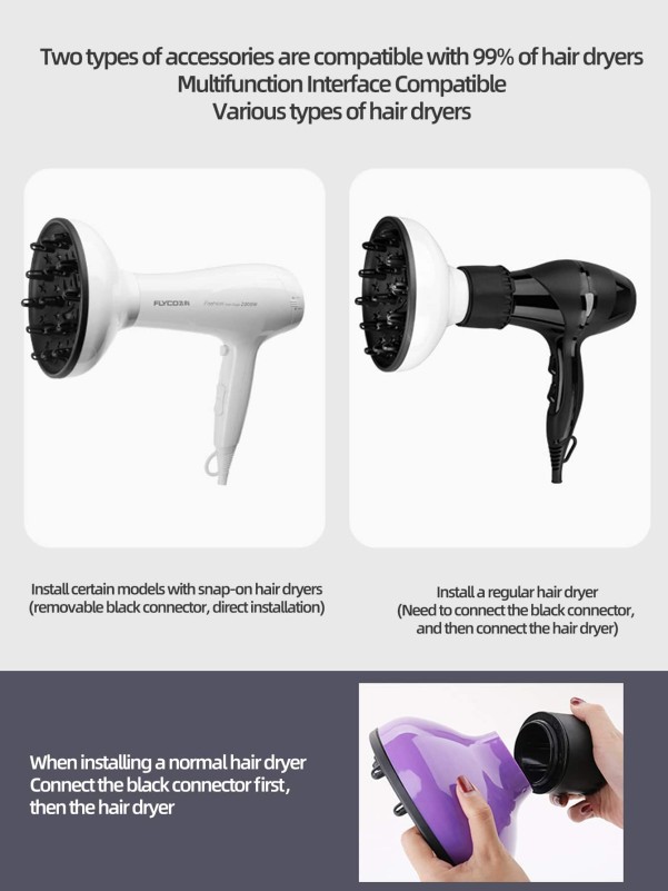 1pc Hair Dryer Diffuser Cover