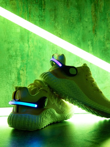 1pair Rainbow LED Running Sneaker Light