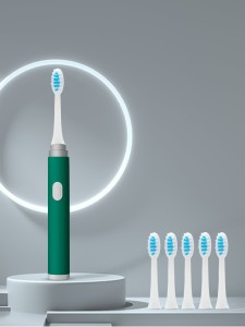 1pc Electric Toothbrush & 6pcs Brush Head