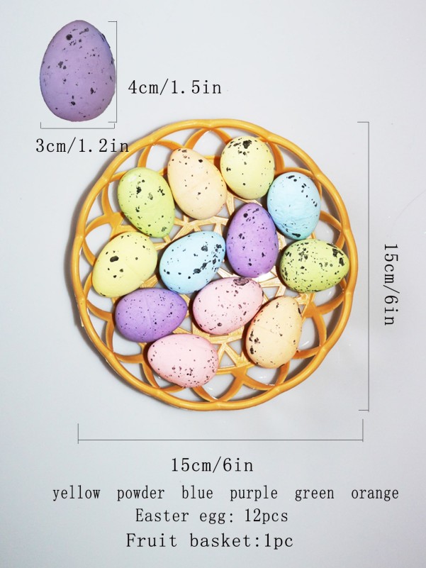 1set Easter Decorative Egg