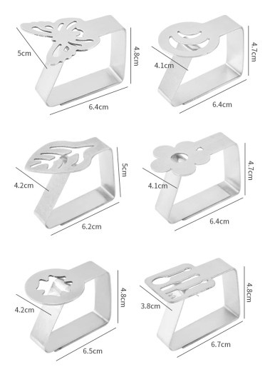 1pc Random Hollow Tablecloth Clip