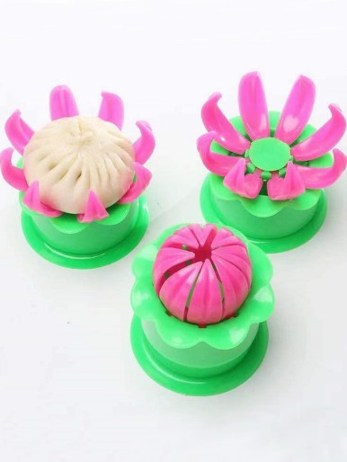 1pc Random Plastic Chinese Steamed Bun Mold