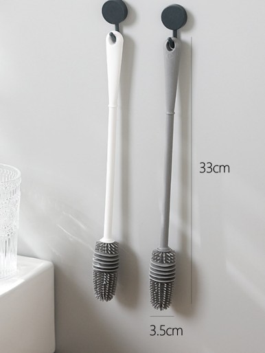 1pc Long Handle Random Color Cup Cleaning Brush