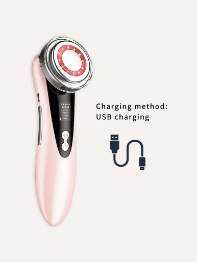 1pc Facial Beauty Import Instrument With Charging Cable