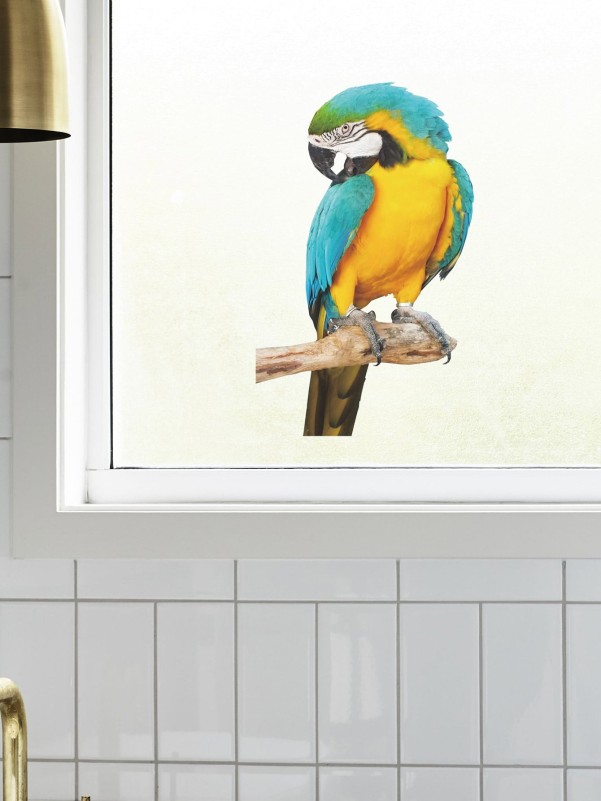 Kids Parrot Print Wall Sticker