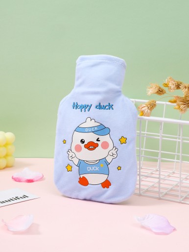 1pc Cartoon Duck Print Hot Water Bag