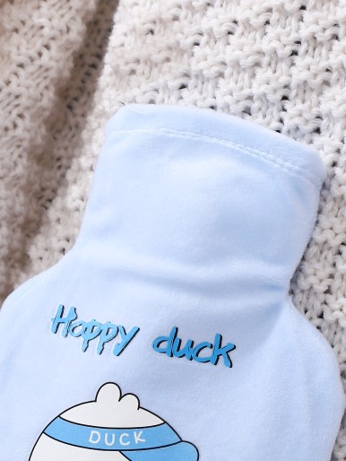 1pc Cartoon Duck Print Hot Water Bag