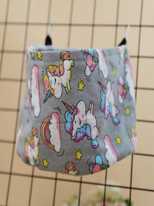 Unicorn Pattern Hanging Pet Bed