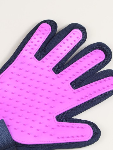 Two Tone Dog Cleaning Massage Glove
