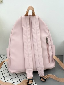 Minimalist Letter Patch Classic Backpack