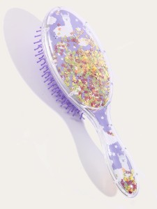 Cartoon Alpaca Pattern Hair Brush