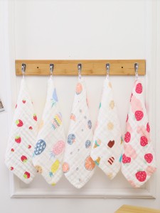 3pcs Fruit Print Random Kids Towel